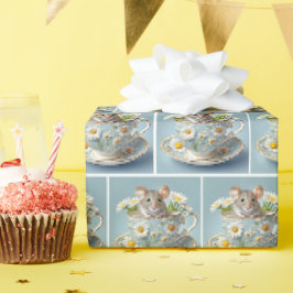 Papel De Presente Mouse No Vintage Teacup