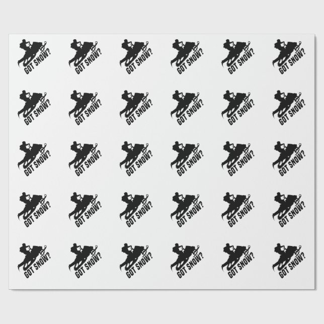 Papel De Presente Movimentação de neve (Aberto)