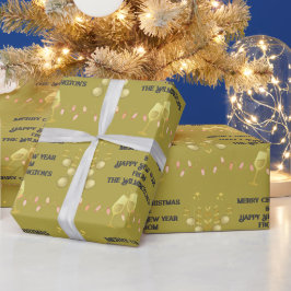 Papel De Presente Muito Feliz no Natal do Brass