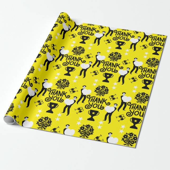 Papel De Presente Muito Obrigado (Desenrolado)