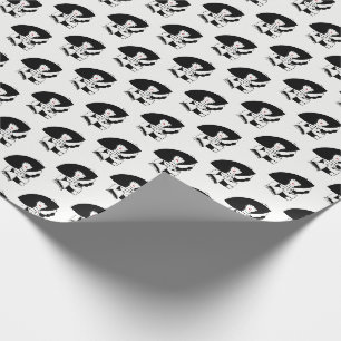 Papel De Presente Mulher Art Déco com Luvas e Chapéu Grande RL