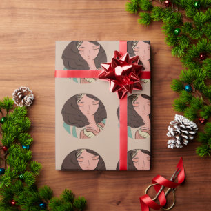 Papel De Presente Mulher Chic Amor Planta Blogueira    