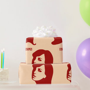 Papel De Presente Mulher dos anos 60