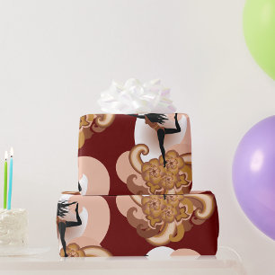 Papel De Presente Mulher Fazendo Yoga