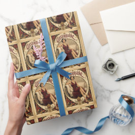 Papel De Presente Mulher Imperturbável com Porte Elegante em Estilo