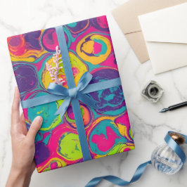 Papel De Presente Multicolor