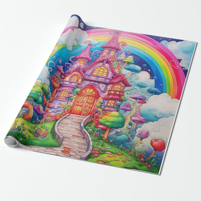 Papel De Presente Mundo do Candy (Desenrolado)