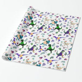 Papel De Presente Mundo Jurássico