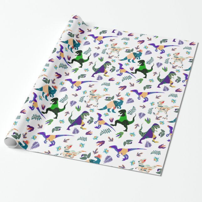 Papel De Presente Mundo Jurássico (Desenrolado)