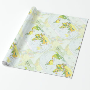 Papel De Presente mundo+mapa+globo+país+atlas