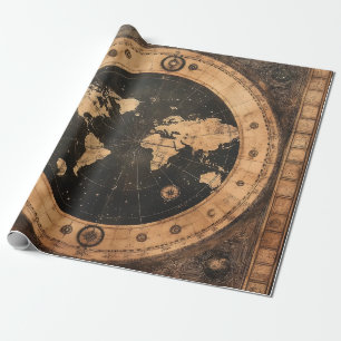 Papel De Presente Mundo Rustic Vintage (4)