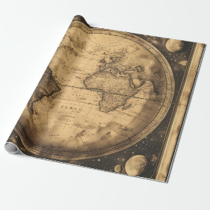 Papel De Presente Mundo Rustic Vintage (6)