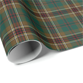 Papel De Presente Murphy Clan Tartan - Padrão de Xadrez irlandês