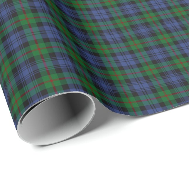 Papel De Presente Murray Clan Tartan (Ponta do rolo)