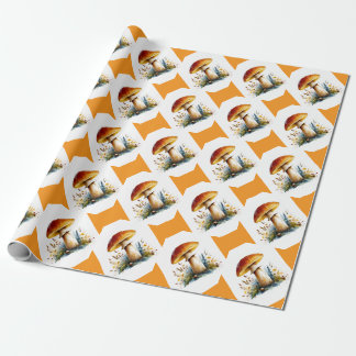 Papel De Presente Mushroom Wrapping Paper