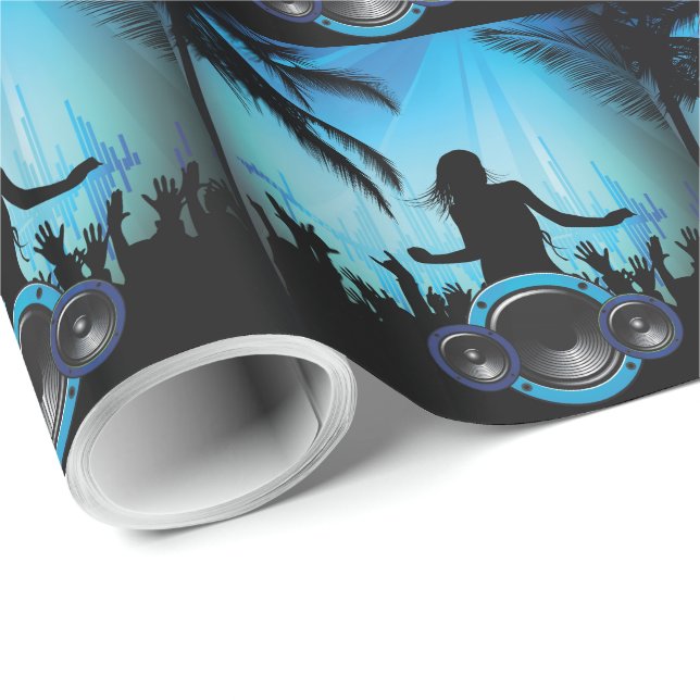 Papel De Presente Music 23 Wrapping Paper (Ponta do rolo)