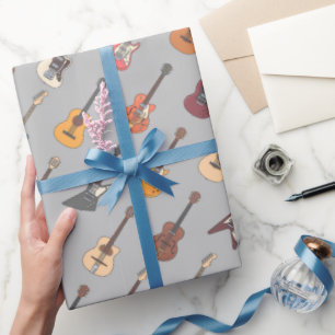 Papel De Presente Música de Guitarra