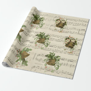 Papel De Presente Música de Natal