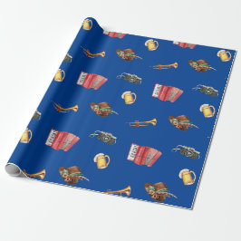 Papel De Presente Música do Oktoberfest