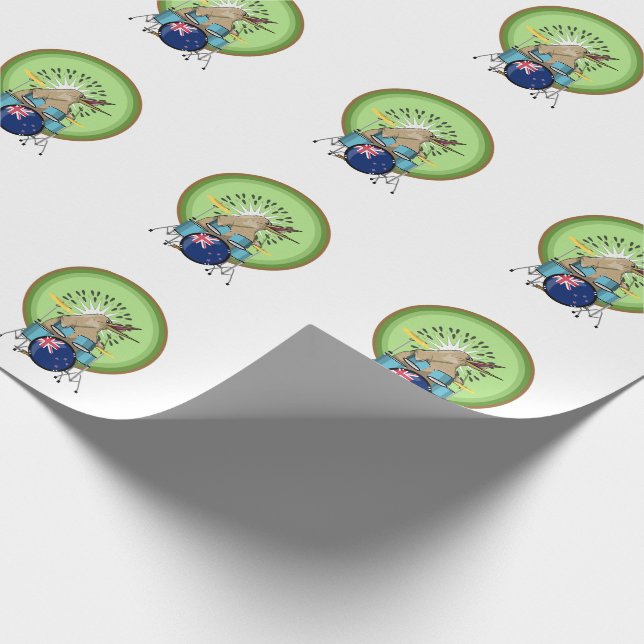 Papel De Presente Música NZ Kiwi a bater (Ponta)