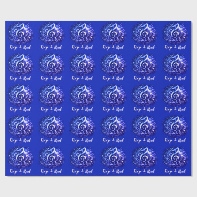 PAPEL DE PRESENTE MÚSICA - SEJA AUTÊNTICA  (Aberto)