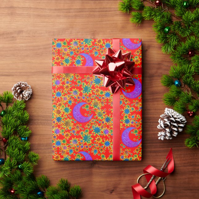 Papel De Presente Mystic Moon Solar Heat (Presente de Natal)