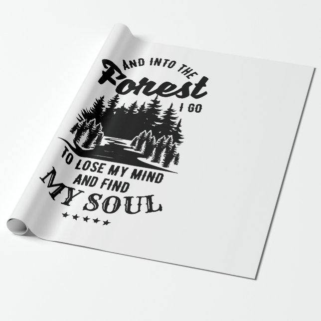 Papel De Presente Na Floresta Eu Vou (Desenrolado)