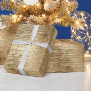 Papel De Presente na moda de martelo de corrida com textura metálica