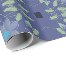 Na moda Floral Designer Gift Wrap