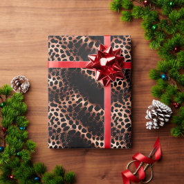 Papel De Presente Na moda Glam Rosa Dourado Esmagador Cor-de-rosa-ro