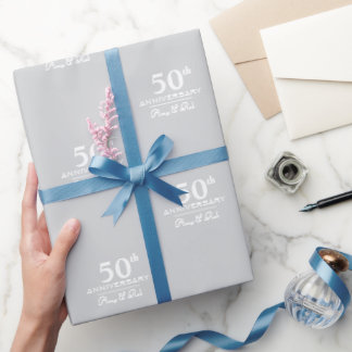 Papel De Presente Na moda minimalista do Aniversário Personalizado