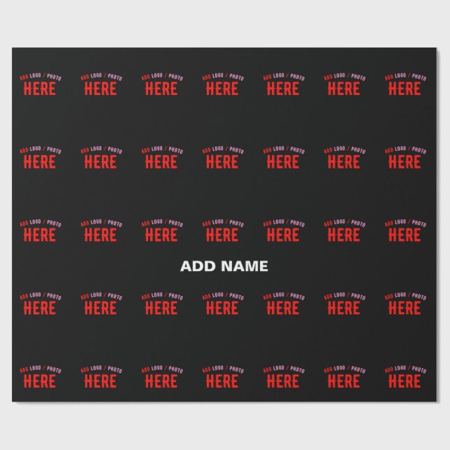 PAPEL DE PRESENTE NA MODA MODERNO PERSONALIZÁVEL NEGRO VERIFICADO CO (Aberto)