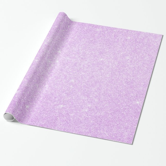 Papel De Presente Na moda roxa elegante (Desenrolado)