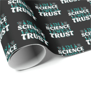 Papel De Presente Na Science We Trust Cote - Professor