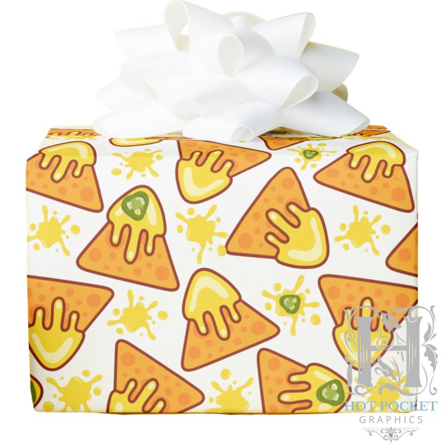 Papel De Presente Nachos e Jalapenos Wrapping Paper (Criador carregado)