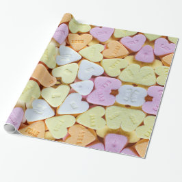Papel De Presente Namorados Candies Wraping Paper