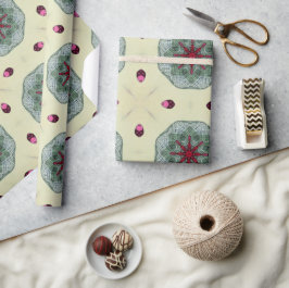 Papel De Presente Namorados de corações vermelhos do abstrato 11