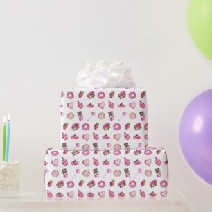 Papel De Presente Namorados Desserts Little Swetheart Birthday Cute