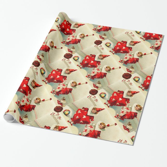 PAPEL DE PRESENTE NAMORADOS FILHO DE VARRANHAS, SELO DE CERVEJA VERM (Desenrolado)