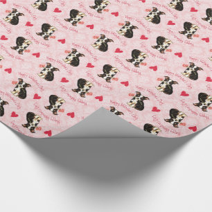 Papel De Presente Namorados longo Casaco Chihuahua