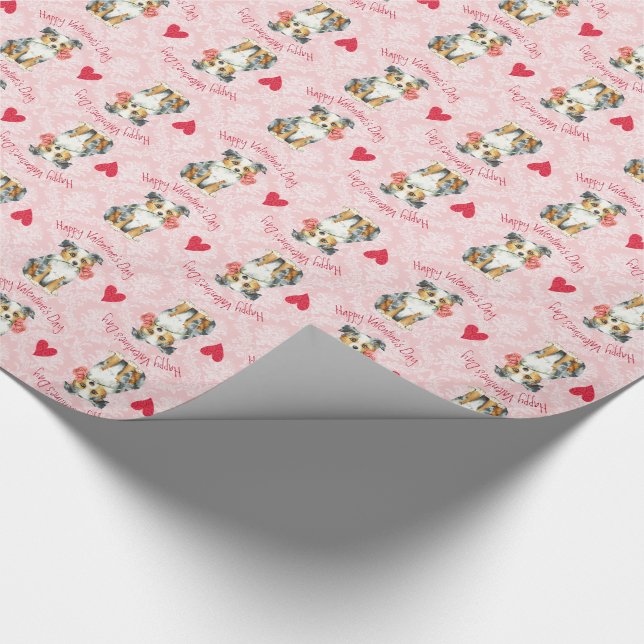 Papel De Presente Namorados Rosa Mini American Shepherd (Ponta)