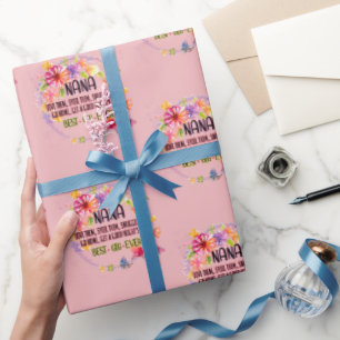 Papel De Presente Nana Os Ama E Os Engana