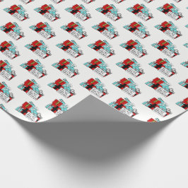 Papel De Presente Não Abrir até o Natal apresentar Natal