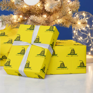 Papel De Presente Não Pise Em Mim Bandeira de Gadsden