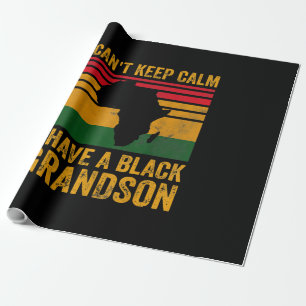 Papel De Presente Não Posso Ficar Calmo Tenho Um Avô Negro