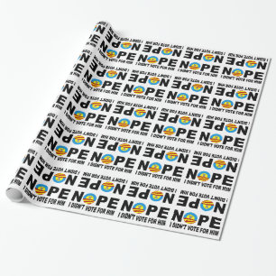 PAPEL DE PRESENTE NÃO VOTEI POR ELE