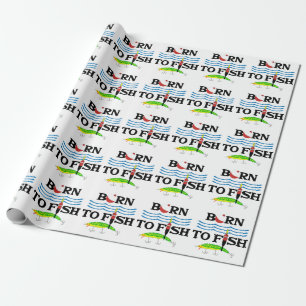 Papel De Presente Nascer a Peixe