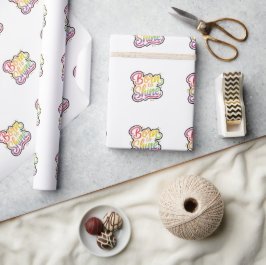 Papel De Presente Nascido para Brilhar Orgulho | Arte de Citação Arc