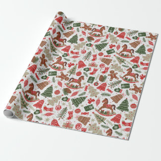 Papel De Presente Natais vintages