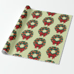 Papel De Presente Natais vintages<br><div class="desc">Um olhar nostálgico para o Natal de décadas passadas.</div>